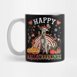 Halloween - Thanksgiving - Christmas Irish Wolfhound XMas Mug